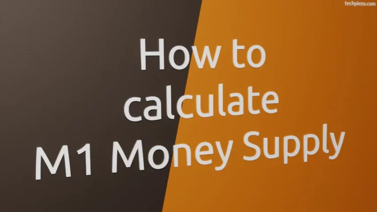 How to calculate M1 money supply