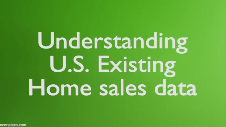 Understanding U.S. Existing Home sales data