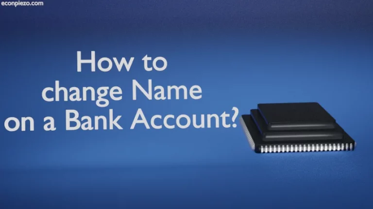 How to change Name on a Bank Account