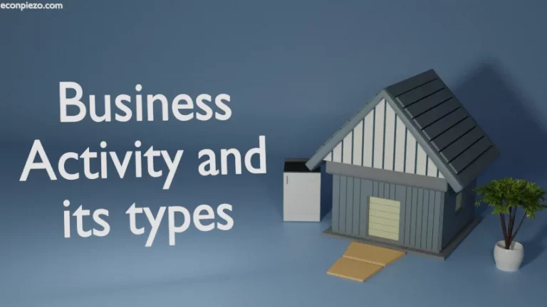 Business Activity and its types